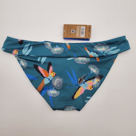 Patagonia Nanogrip Nireta Women’s Bikini Swim Bottom Parrots Tropical Size M NEW - Picture 3 of 5